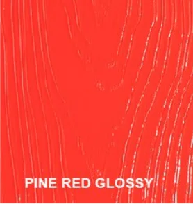 pine red glossy