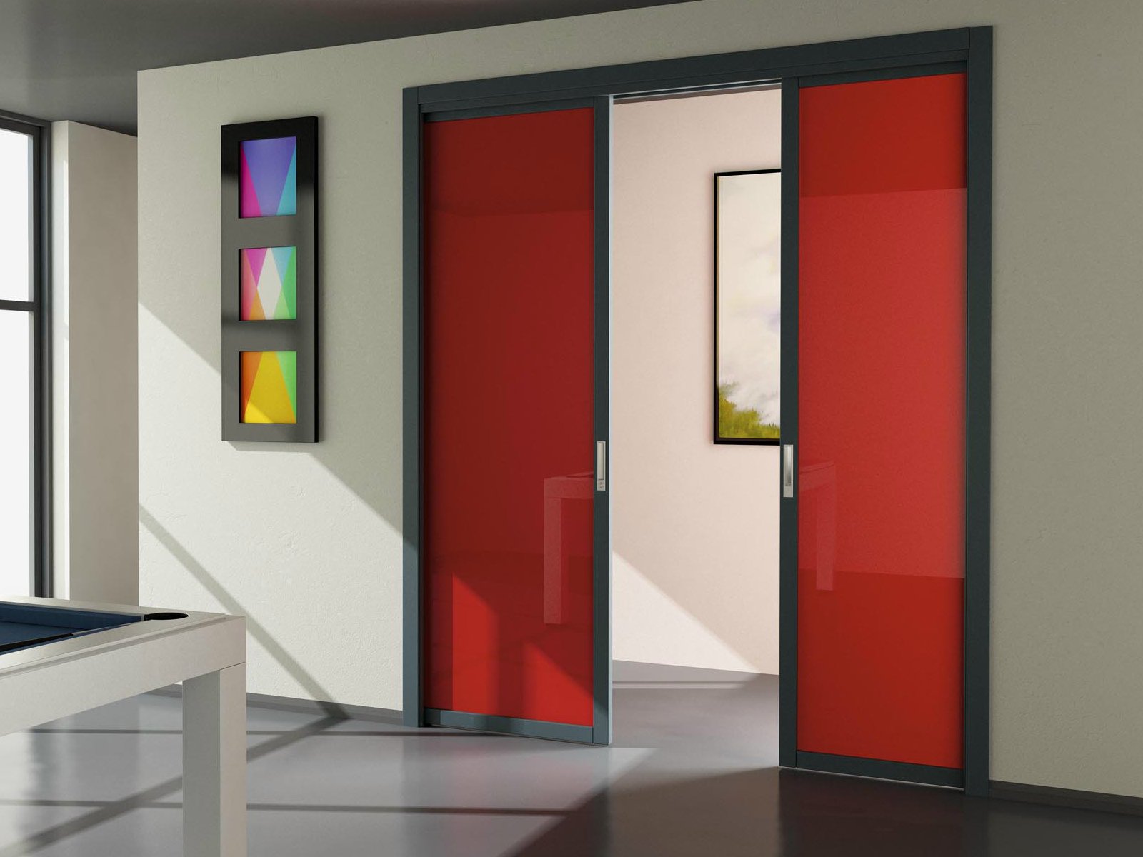 Красные двери: особенности и варианты использования в интерьере с фото-примерами