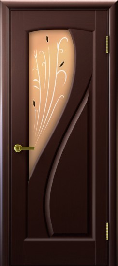 Межкомнатная шпонированная  дверь "Мария", венге