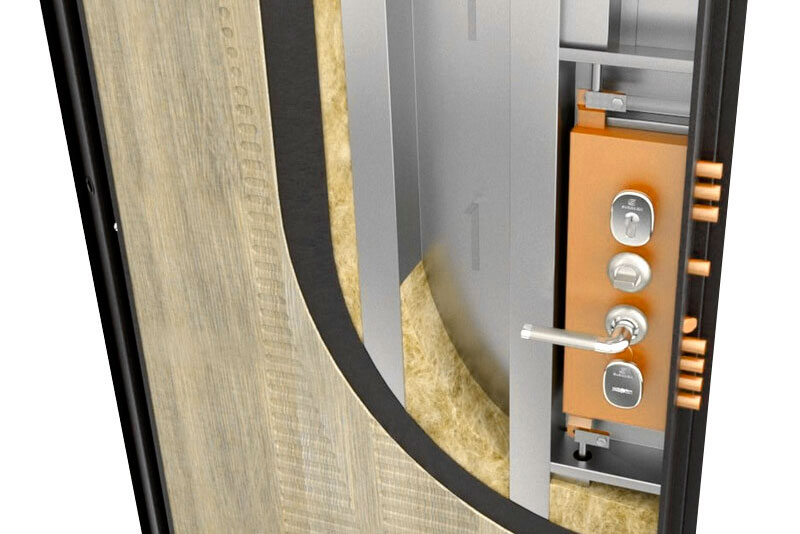 Наполнитель входной двери обеспечивает теплоизоляционные свойства