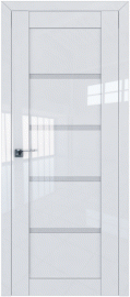 Фото -   Межкомнатная дверь 2.09L, белый люкс   | фото в интерьере