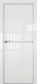 Фото -   Межкомнатная дверь 111LK, белый люкс, кромка матовая   | фото в интерьере