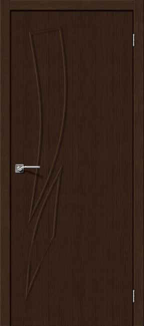 Фото -   Межкомнатная дверь "Мастер-9", пг, 3D Wenge   | фото в интерьере