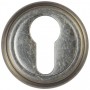 Фото -   Накладка на цилиндр Vantage, ET03AS состаренное серебро   | фото в интерьере