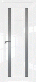 Фото -   Межкомнатная дверь 15L, белый люкс   | фото в интерьере