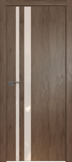 Фото -   Межкомнатная дверь 16ZN, кромка ABS, дуб салинас темный   | фото в интерьере