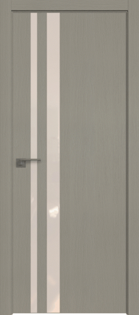 Фото -   Межкомнатная дверь 16ZN, кромка ABS, стоун   | фото в интерьере