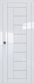 Фото -   Межкомнатная дверь 17L,  белый люкс   | фото в интерьере