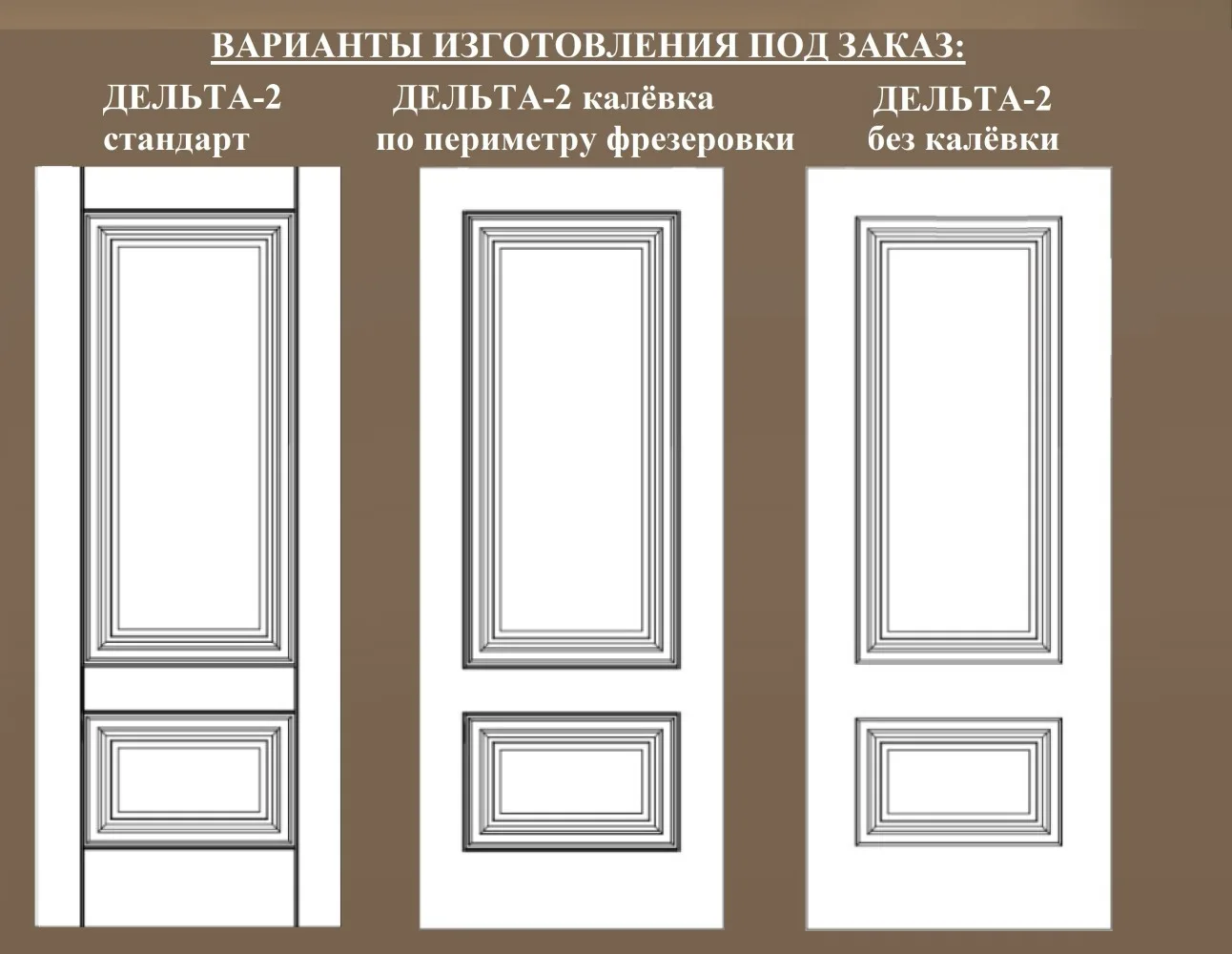 Межкомнатная дверь "Дельта-2", пг, RAL 9010