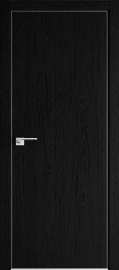 Фото -   Межкомнатная дверь 1ZN, дарк браун, матовая с 4х сторон   | фото в интерьере