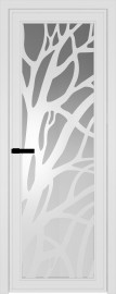 Фото -   Межкомнатная дверь AGP-1, стекло закаленное 6 мм Рисунок2   | фото в интерьере