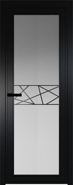 Фото -   Межкомнатная дверь AGP-1, стекло закаленное 6 мм Рисунок1   | фото в интерьере