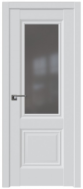 Фото -   Межкомнатная дверь 2.37U, аляска, ст. графит   | фото в интерьере