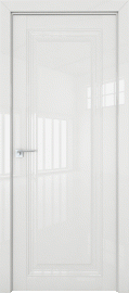 Фото -   Межкомнатная дверь 2.100L, белый люкс   | фото в интерьере