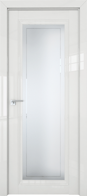 Фото -   Межкомнатная дверь 2.101L, белый люкс   | фото в интерьере