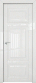 Фото -   Межкомнатная дверь 2.104L, белый люкс   | фото в интерьере