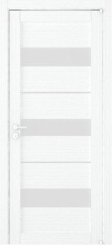 Межкомнатная дверь "2126", по, белый велюр