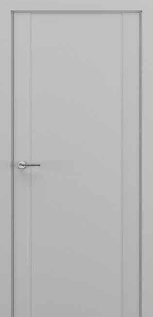 Фото -   Межкомнатная дверь Classic S 25 ПГ серая матовая   | фото в интерьере