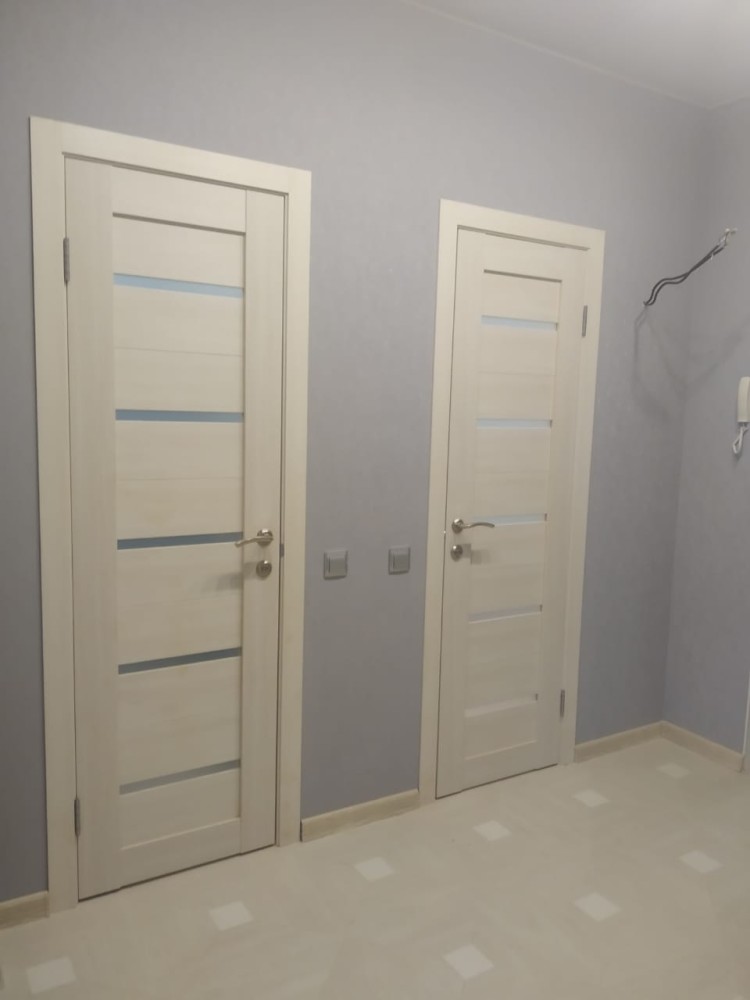 Межкомнатная дверь "Duplex", по, дуб беленый