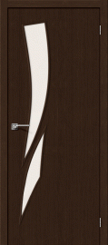 Фото -   Межкомнатная дверь "Мастер-10", по, 3D Wenge   | фото в интерьере