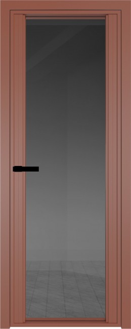 Фото -   Межкомнатная дверь AGP-2, бронза, стекло закаленное 6 мм   | фото в интерьере