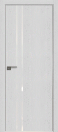 Фото -   Межкомнатная дверь 35ZN, кромка ABS, монблан   | фото в интерьере