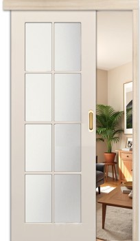 Раздвижная дверь "Порта", по, слоновая кость