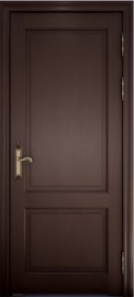 Фото -   Межкомнатная дверь "40003", пг, дуб французский   | фото в интерьере