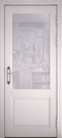 Фото -   Межкомнатная дверь "40004", по, ясень перламутр   | фото в интерьере
