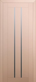 Фото -   Межкомнатная дверь 49U, капучино сатинат   | фото в интерьере
