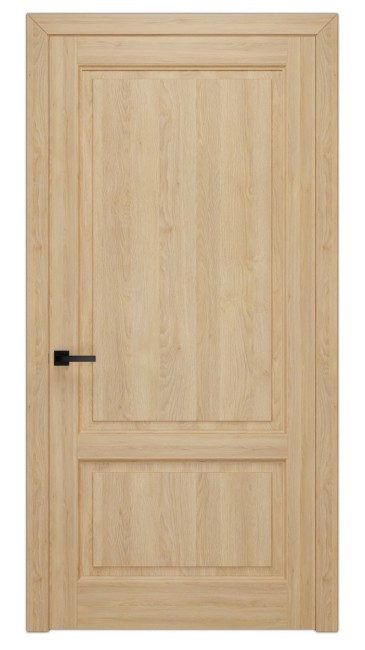 Фото -   Межкомнатная дверь М 02 пг массив сосны, под окраску   | фото в интерьере