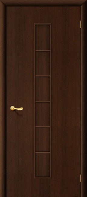 Фото -   Межкомнатная дверь "Лесенка", пг, венге   | фото в интерьере