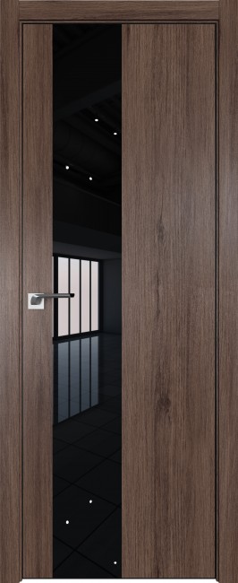 Фото -   Межкомнатная дверь 5ZN, салинас темный, кромка Black Edition с 4х сторон, Eclipse   | фото в интерьере