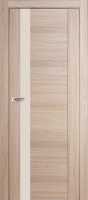 Фото -   Межкомнатная дверь "62X", по, капучино мелинга   | фото в интерьере