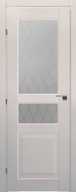 Фото -   Межкомнатная дверь 6334 Белый со Стеклом   | фото в интерьере
