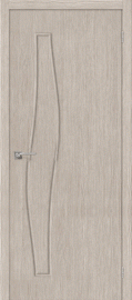 Фото -   Межкомнатная дверь "Мастер-7", пг, 3D Cappuccino   | фото в интерьере