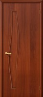 Фото -   Межкомнатная дверь "Волна", пг, итальянский орех   | фото в интерьере