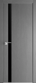 Фото -   Межкомнатная дверь 6ZN, грувд, кромка матовая с 4х сторон   | фото в интерьере