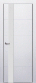 Фото -   Межкомнатная дверь 701Т Белый   | фото в интерьере