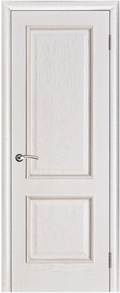 Межкомнатная дверь "Шервуд", пг, белая патина