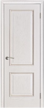 Межкомнатная дверь "Шервуд", пг, белая патина