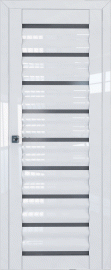 Фото -   Межкомнатная дверь 76L,  белый люкс   | фото в интерьере