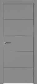 Фото -   Межкомнатная дверь "7 Е", манхеттен, мат. с 4-х сторон   | фото в интерьере