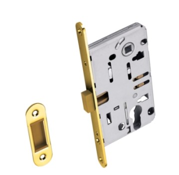 Замок магнитный, золото, под ключевой цилиндр