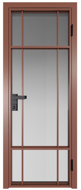Фото -   Межкомнатная дверь AG-8, бронза, стекло закаленное 6 мм   | фото в интерьере