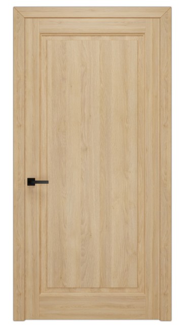 Фото -   Межкомнатная дверь М 05 пг массив сосны, под окраску   | фото в интерьере