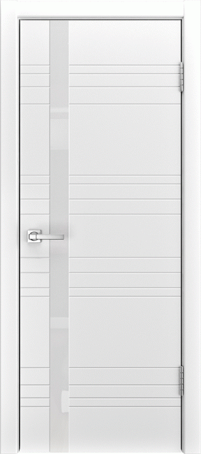 Фото -   Межкомнатная дверь "A-1", по, белый   | фото в интерьере