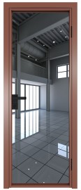 Фото -   Межкомнатная дверь AG-1, бронза, стекло закаленное 6 мм   | фото в интерьере