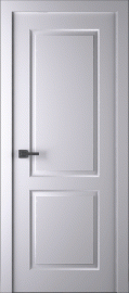 Фото -   Межкомнатная дверь "Альта", пг, белая   | фото в интерьере