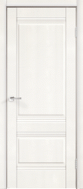 Фото -   Межкомнатная дверь "ALTO 2P", пг, белый эмалит   | фото в интерьере